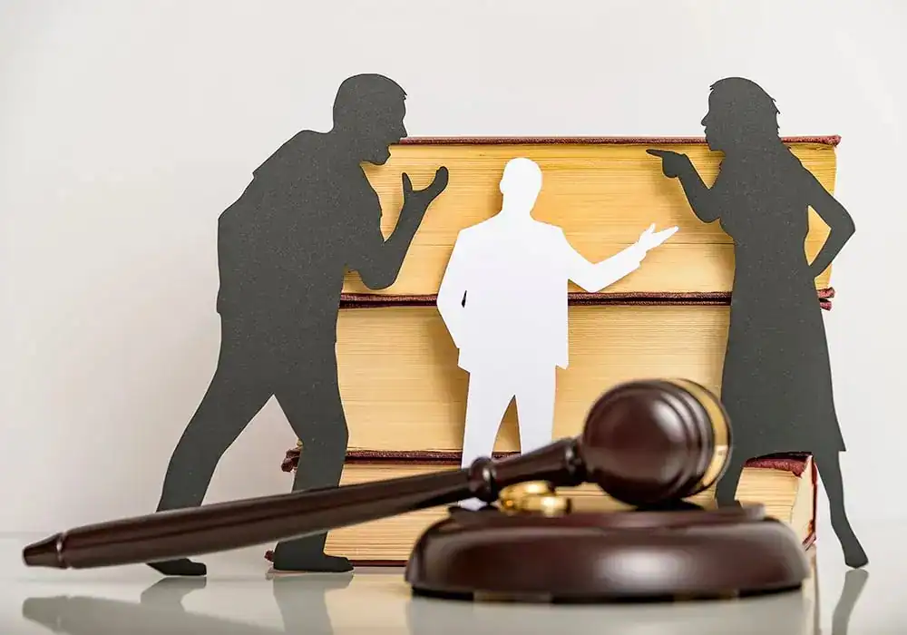 image of couple arguing through divorce Southend-on-Sea